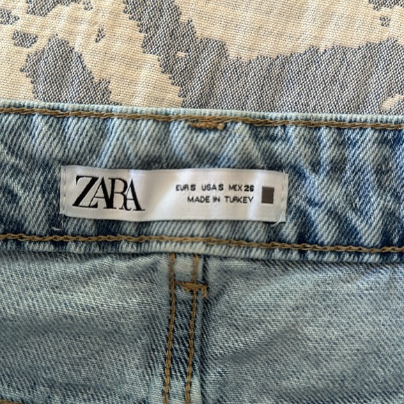 zara denim skort size small - Picture 3 of 3